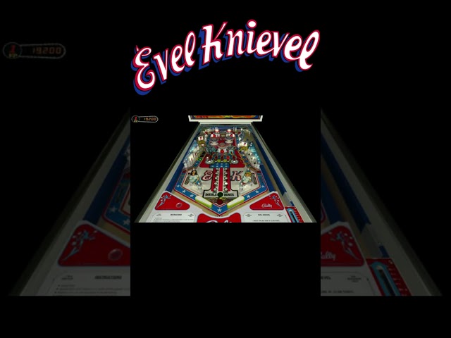 Evel Knievel — EPIC Stunt Pinball That Jumps Off The Table