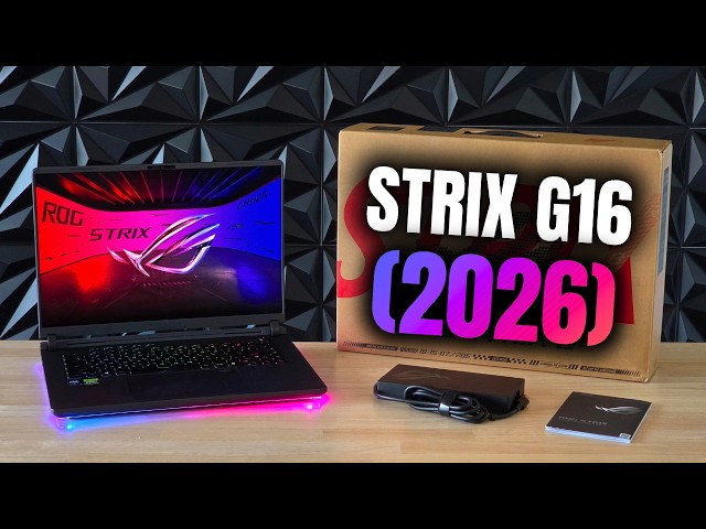 Asus ROG Strix G16 (2026) Unboxing - 16" RTX 5080 Gaming Laptop