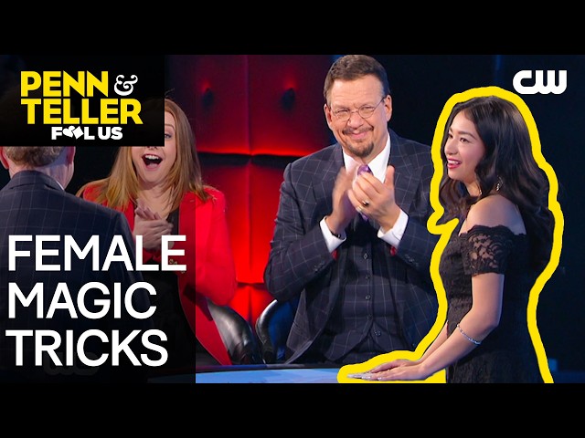 Best Female Magicians Perform Magic Tricks on Penn & Teller: Fool Us | Compilation | The CW