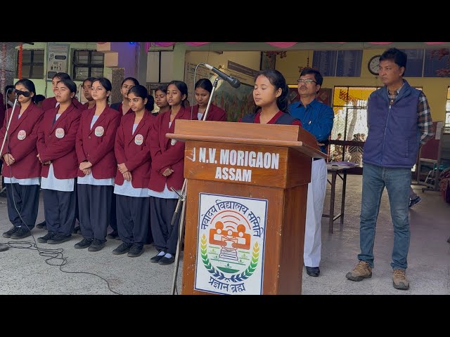 Morning Assembly Activities 💥 JNV-Morigaon, Assam 🌼🌺