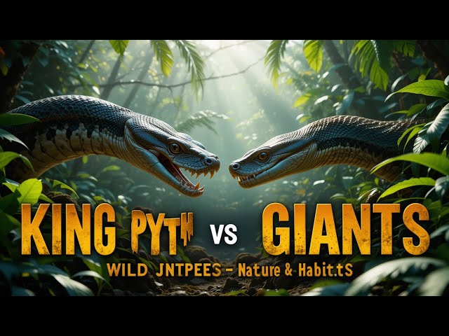 King Python vs Anaconda: Nature’s Giants in Their Natural Habitats