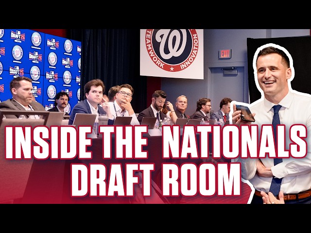 Inside the Draft Room With the Washington Nationals | 2026 MLB Draft