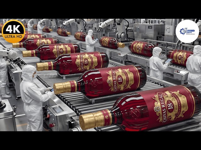 How Chivas 18 Is Crafted: Inside The Luxury Whisky Factory (Full Process)