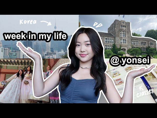 A Week in My Life at Yonsei University 🇰🇷🍃| study abroad in korea, classes, new friends, field trips