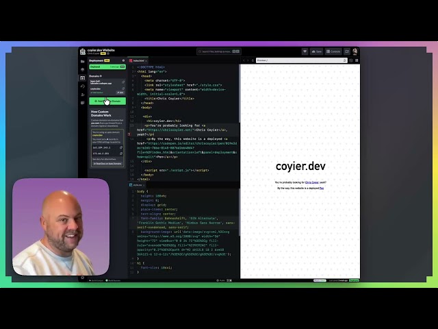 CodePen Can Host Sites at Your Apex Domains