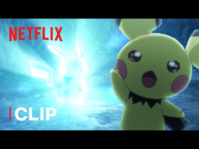 Pichu Evolves Into Pikachu ⚡ Pokémon Journeys: The Series | Netflix Family