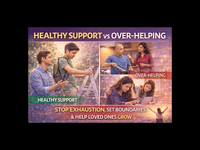 Healthy Support vs Over-Helping | Stop Exhaustion, Set Boundaries & Help Loved Ones Grow