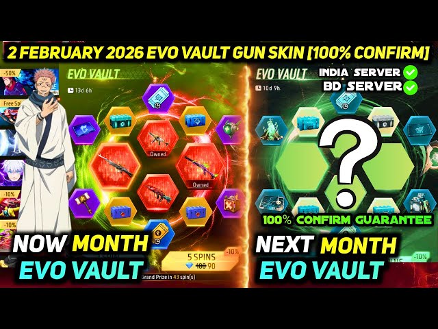 NEXT EVO VAULT EVENT FEBRUARY 2026 | EVO VAULT NEXT EVENT EVO GUN | FEBRUARY MONTH NEW EVO VAULT
