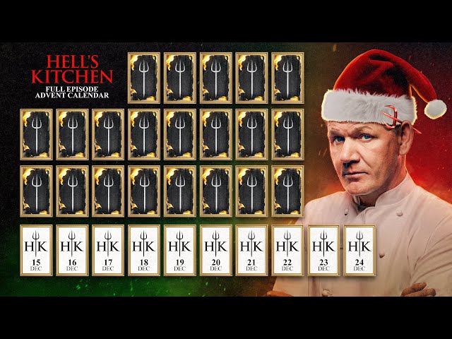 Full Episode Watchalong Advent Calendar | Hell's Kitchen Countdown to Christmas Day 22