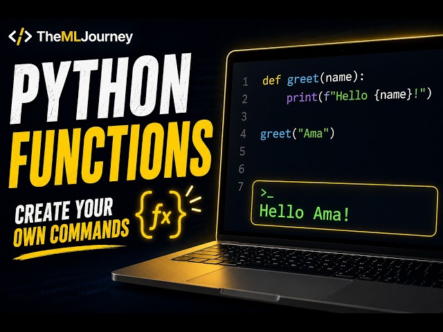 Python Functions Made Simple | Write Once, Use Anywhere