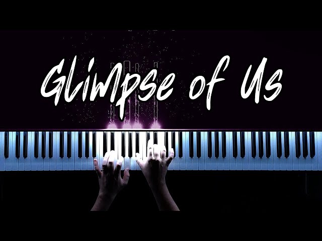 Joji - Glimpse of Us (Piano Cover)
