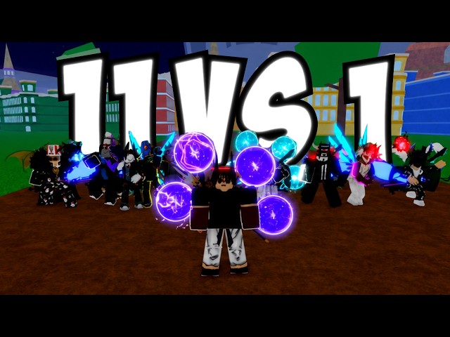 I Challenged an Entire Server to PvP Me in Blox Fruits