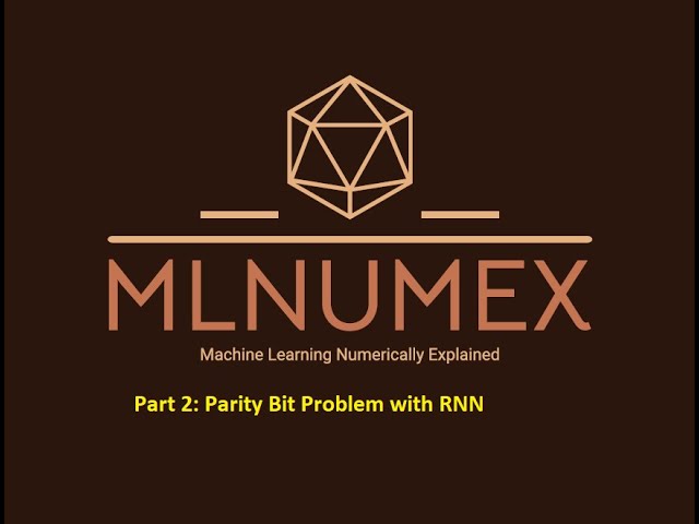 Part 2: Parity Bit problem with RNN