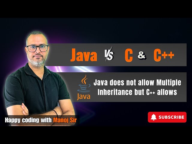 2.5 Why multiple inheritance is not supported in Java| Why Java doesn't support multiple inheritance