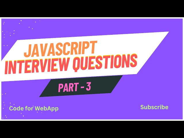 JavaScript interview questions | output based interview questions in JavaScript | Logical questions