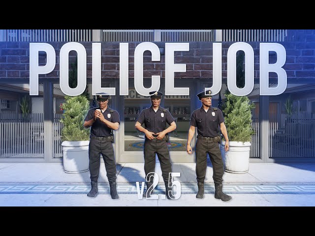 Advanced Police Job 2.5 [Update] | FiveM Script | pScripts