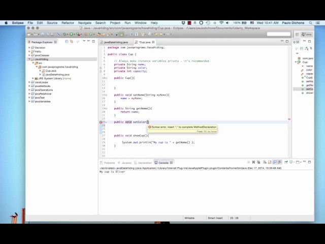 20- Setters and Getters