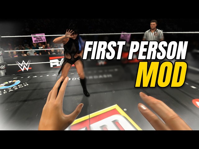 First Person Mod WWE 2K26 - Full Gameplay in 4K SHOWCASE