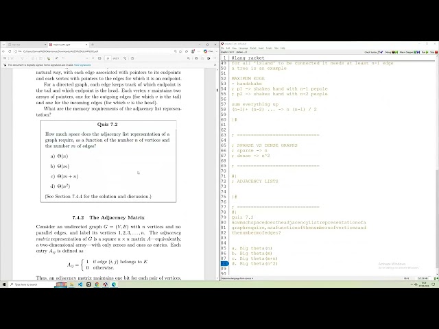 algorithms in racket #44 (self learning)