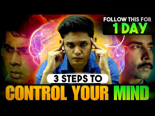 How to Control Your Mind to Study?🤯| 3 Scientific Tips| Prashant Kirad