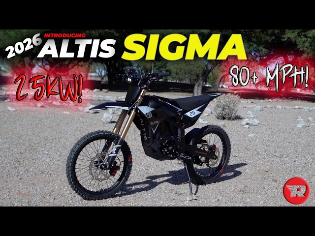Introducing The 2026 Altis Sigma | 25kW, 80 MPH & The Midweight E-Moto King?