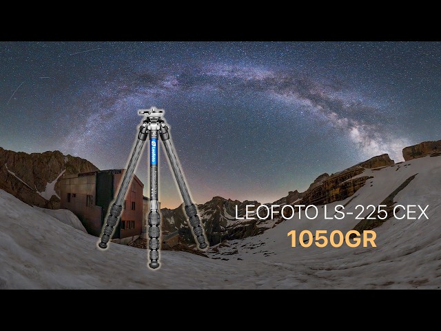 I captured this MILKY WAY at 2600m with a tripod weighing only 1050g | Leofoto LS-225CEX