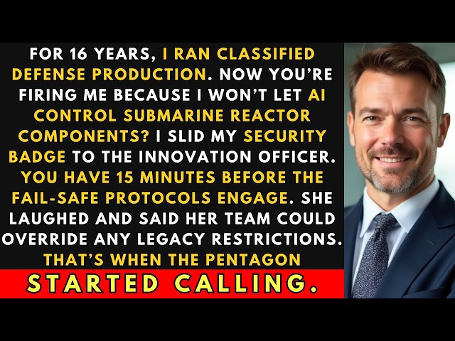 Navy Engineer Neutralizes Innovation Officer With Defense Plant Shutdown | Manufacturing Revenge