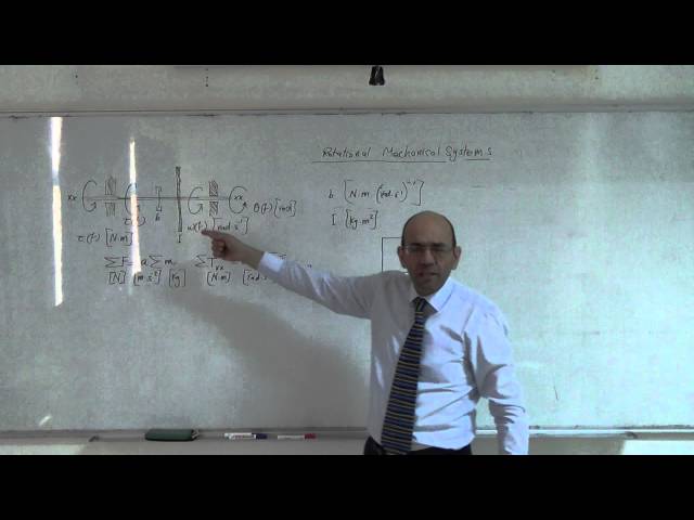 System Modelling V: Deriving the transfer function of a rotational system, 9/3/2014