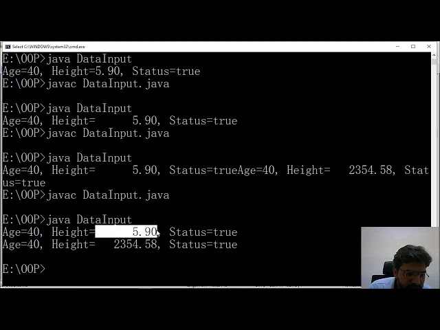 Lec03 - OOP/Java print* methods, format specifiers and and getting user input