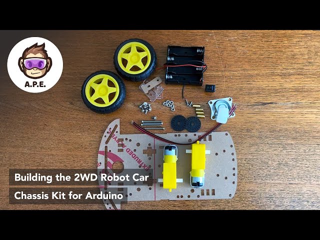 Step by Step - Building the 2WD Robot Car Chassis Kit for Arduino (ZK-2WD)