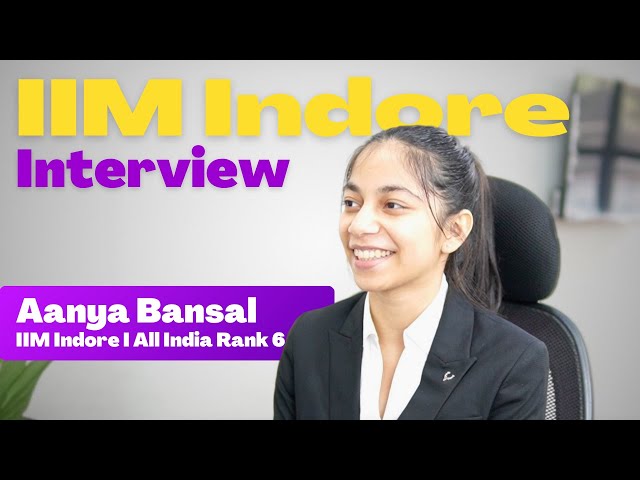 IIM Indore AIR 6 ACTUAL IPM Interview | Commerce Stream | How to Crack an IIM Interview?