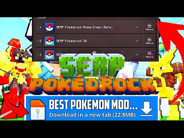 How to download SERPPokedrock addon in Minecraft pe