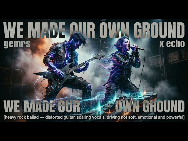 WE MADE OUR OWN GROUND