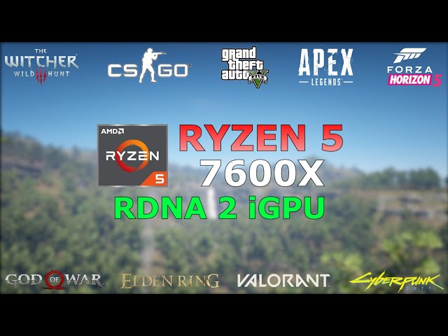 Ryzen 5 7600X iGPU Test in 9 Games in 2022 - Amd Radeon Graphics RDNA 2