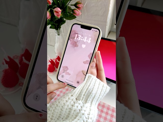 AESTHETIC IPHONE 13 🌷 PINK MINIMALIST THEME 🎀 pinterest aesthetic ｡ꪆৎ ˚