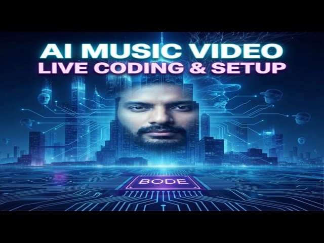 AI music VIDEO making & LIVE CODING & SETUP