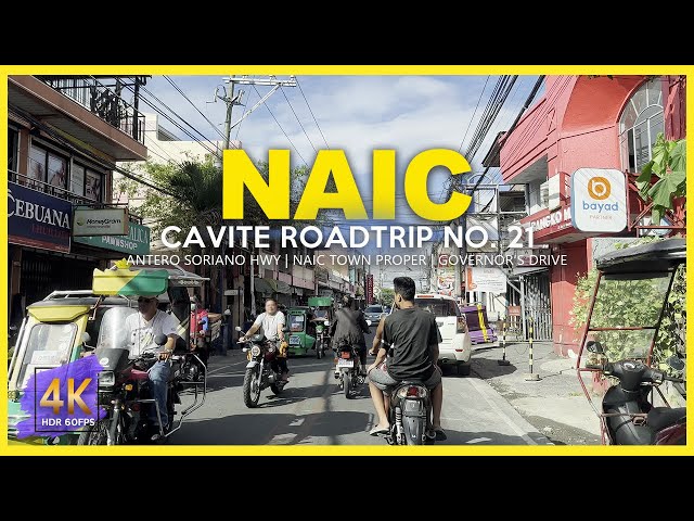 NAIC Cavite Road Trip No. 21 | A fast-developing municipality | 4K HDR | Driving Tour