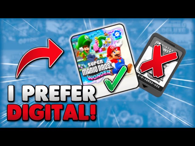 Why I Prefer DIGITAL Games on Nintendo Switch!