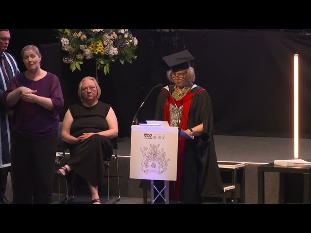 Derby Graduation - July 2026 Honorand: Jackie Brocklehurst