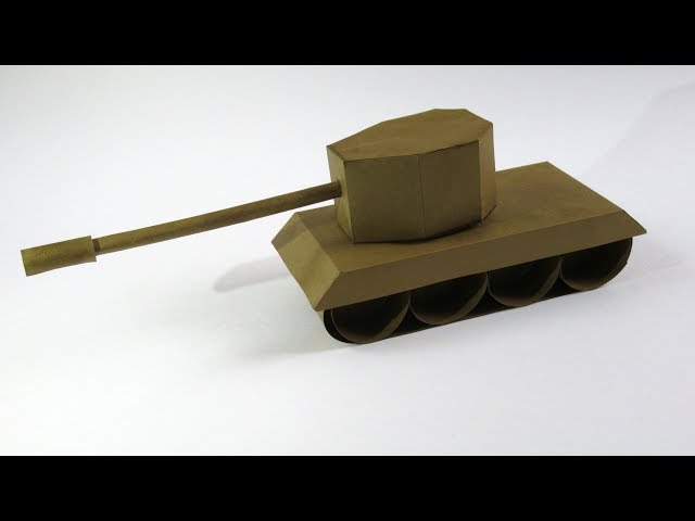 how to make a paper tank - DIY paper crafts
