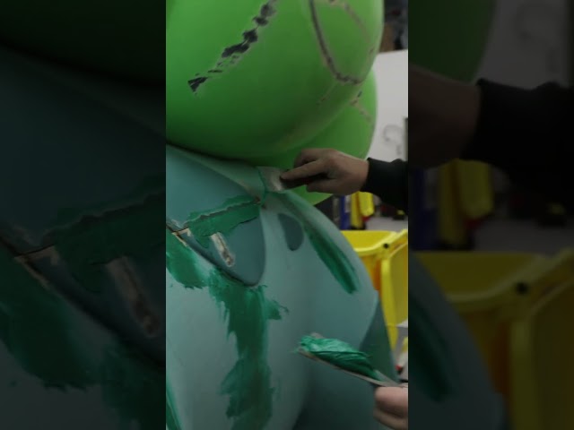 WEATHERPROOFING GIANTS! 🍃 @Prusa3D @prusaguy  #postprocessing  #maker  #prusaresearch  #BigPrint