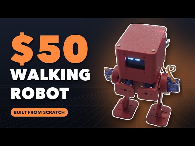 I Gave Myself 30 Days to Build a Walking Robot From Scratch