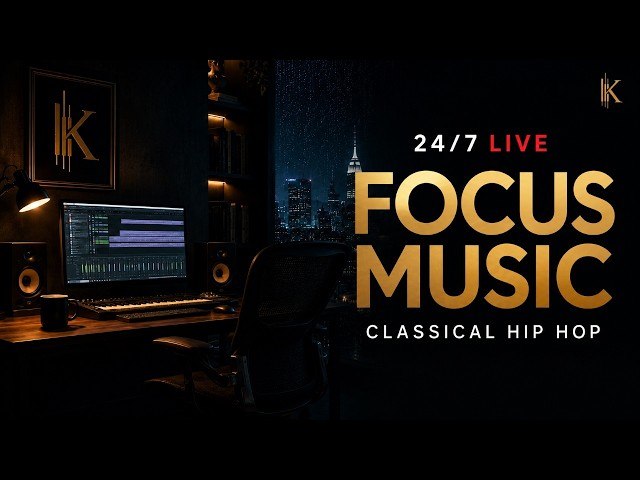 Focus Music 24/7 | Classical Hip Hop for Coding & Gaming