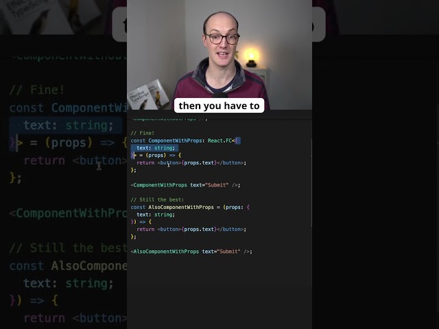 React FC used to be crap, now it's fine