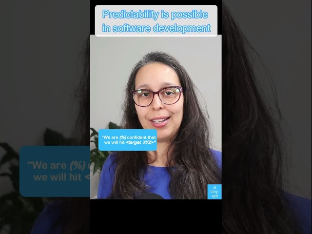 Predictability in software development #agile #scrum  #allthingsagile