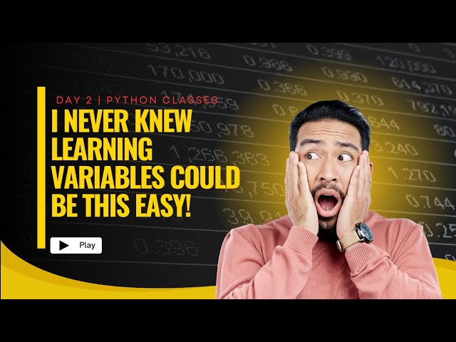 Day 2 of Python from Scratch: Learn variables, assignment operator, and basic rules.#coding#python 