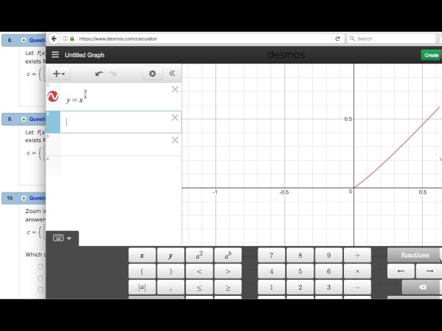 Determining Where a Function is Not Differentiable From Looking at Graph