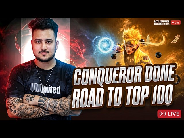 CONQUEROR TOP 100 RANK PSUH NOW, NEW SPIDERMAN MODE IS HERE LIVE!