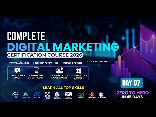 HTML Basics for Digital Marketing | Learn HTML from Scratch | Day 7