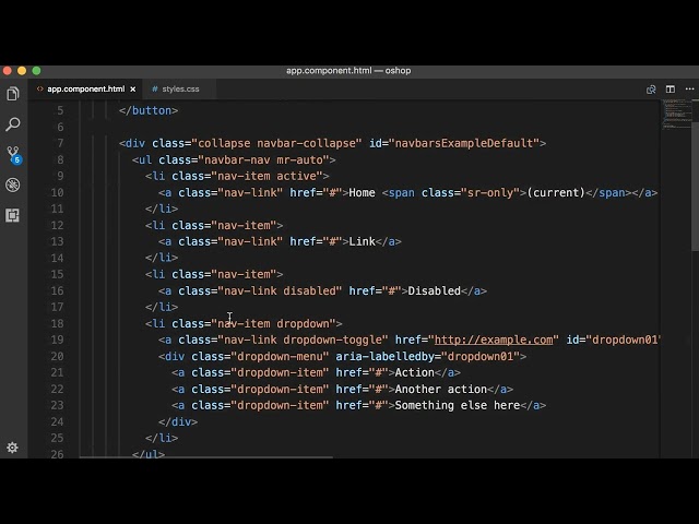 Angular | Beginner to Pro #291 - Extracting a NavBar Component [By Mosh Hamedani]